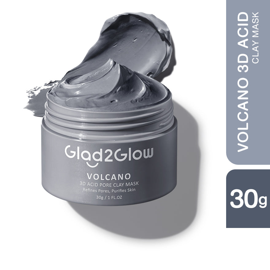 GLAD2GLOW VOLCANO 3D ACID PORE CLAY MASK 30G