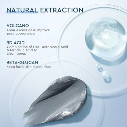 GLAD2GLOW VOLCANO 3D ACID PORE CLAY MASK 30G