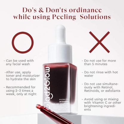GLAD2GLOW AHA BHA PHA Intensive Peeling Solution 15ml