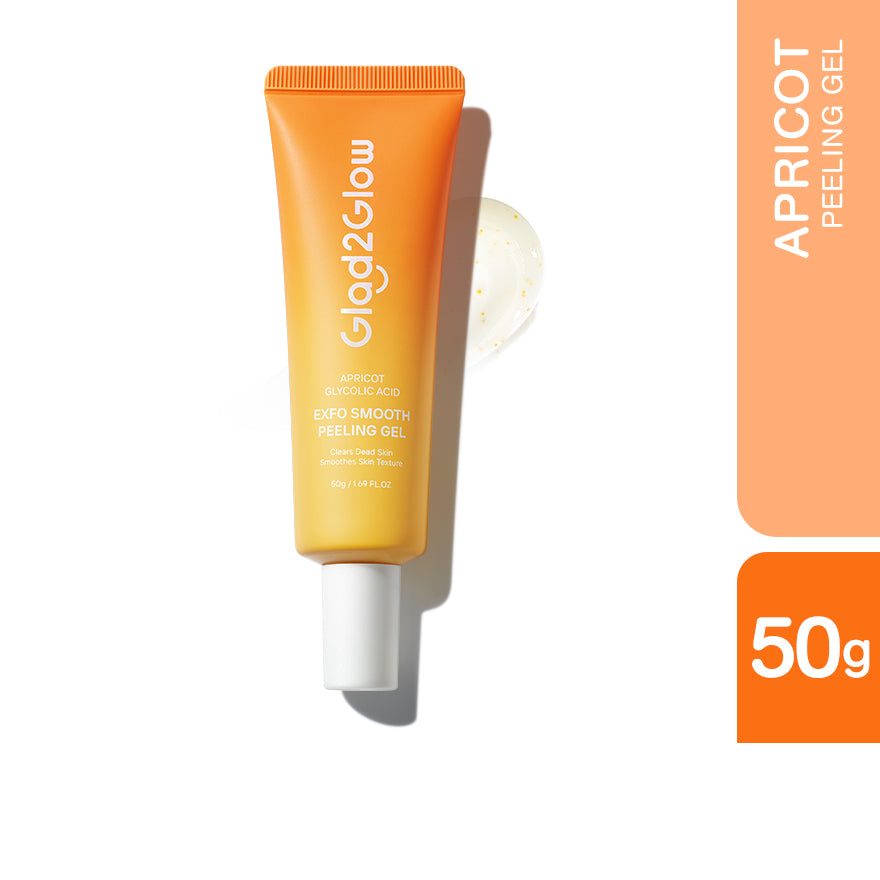 GLAD2GLOW APRICOT GLYCOLIC ACID EXFO SMOOTH PEELING GEL 50G