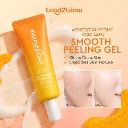 GLAD2GLOW APRICOT GLYCOLIC ACID EXFO SMOOTH PEELING GEL 50G