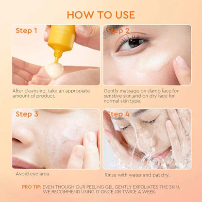GLAD2GLOW APRICOT GLYCOLIC ACID EXFO SMOOTH PEELING GEL 50G