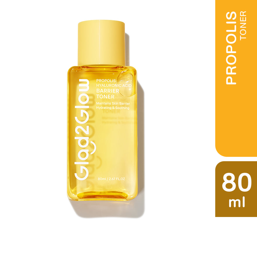 GLAD2GLOW PROPOLIS HYALURONIC ACID BARRIER TONER 80ML