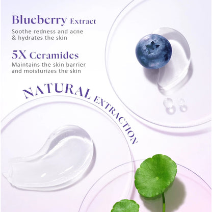 GLAD2GLOW BLUEBERRY CERAMIDE LOW PH GEL CLEANSER 70ML