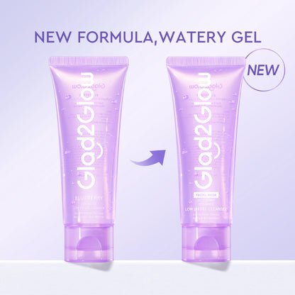 GLAD2GLOW BLUEBERRY CERAMIDE LOW PH GEL CLEANSER 70ML