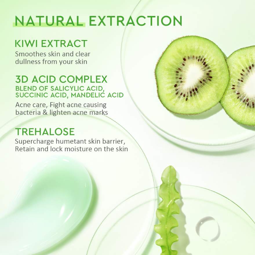 GLAD2GLOW KIWI 3D ACID ACNE MOISTURIZER 30G