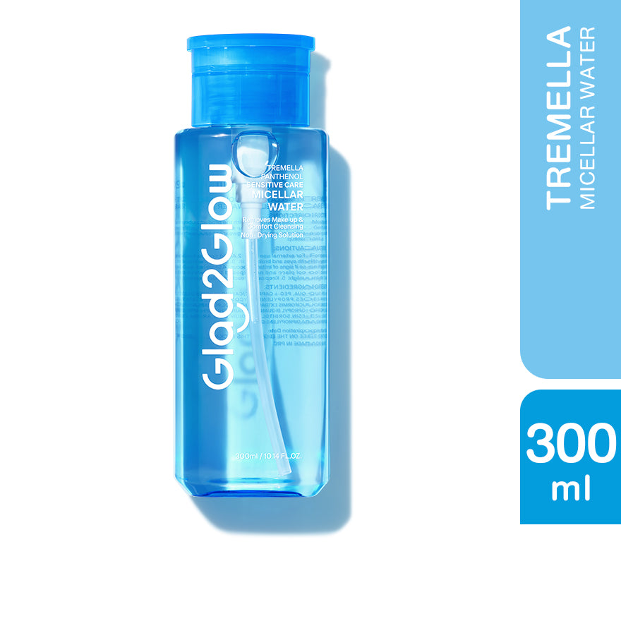 GLAD2GLOW TREMELLA PANTHENOL SENSITIVE CARE MICELLAR WATER 300ML