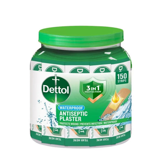 DETTOL ANTISEPTIC WATERPROOF PLASTER JAR 150S