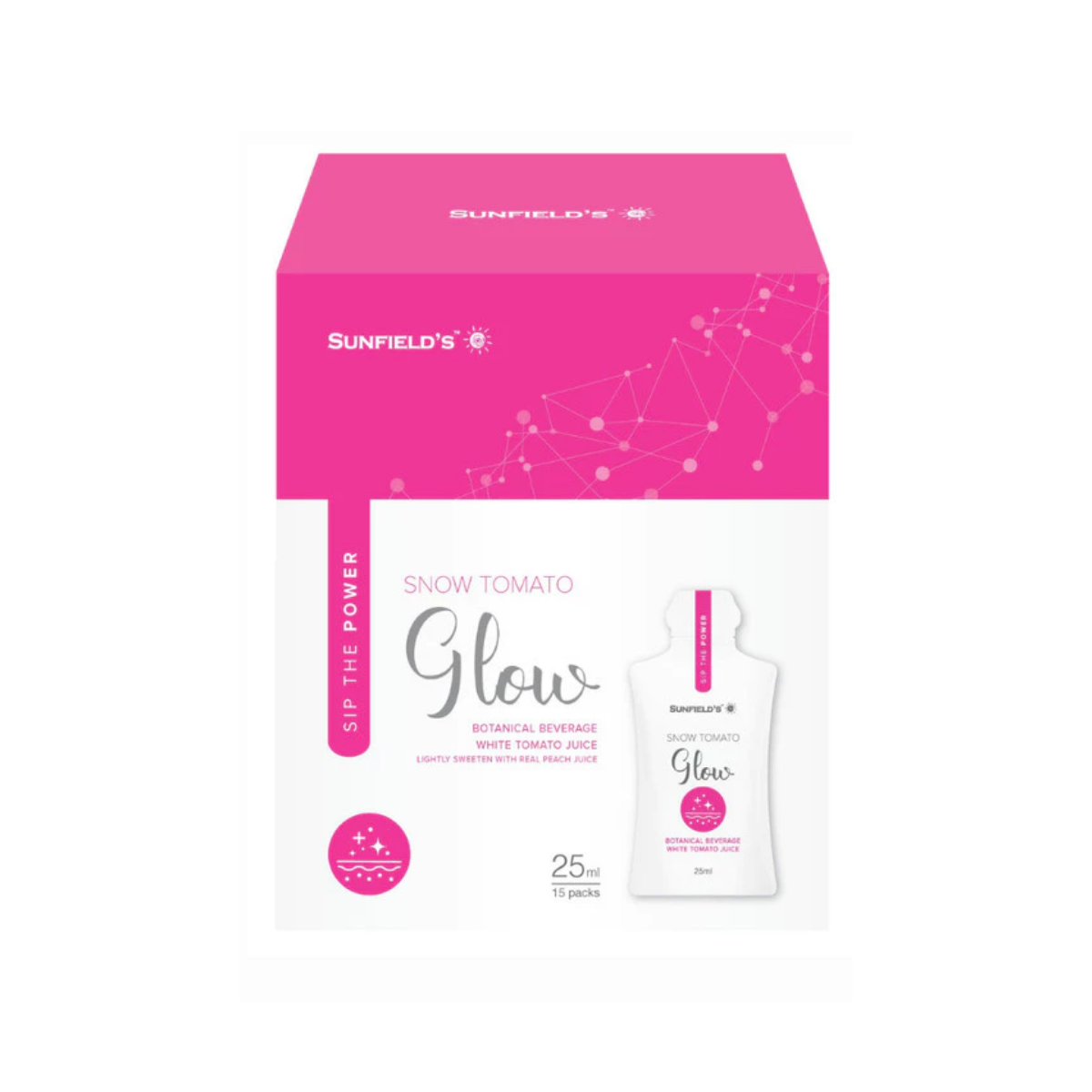 SUNFIELDS SNOW TOMATO GLOW 25ML 15S