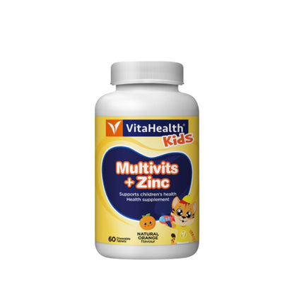 VITAHEALTH KIDS MULTIVITS PLUS ZINC 60S