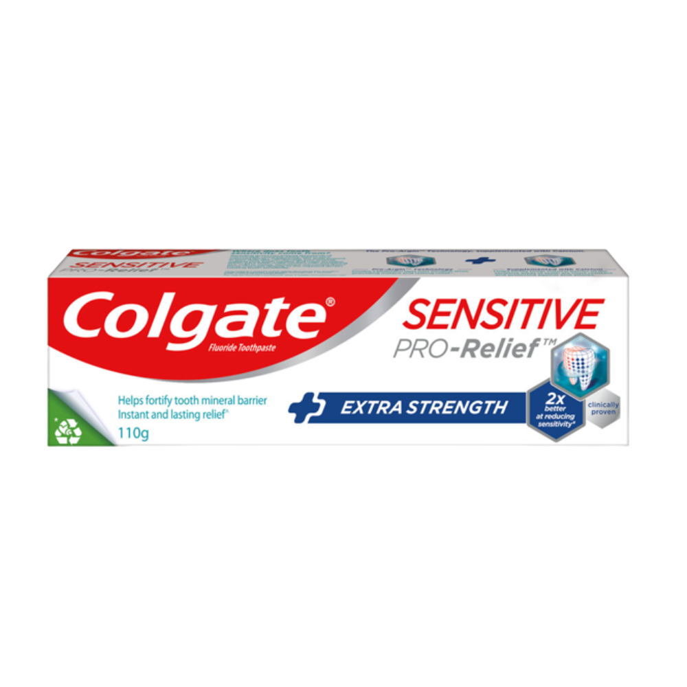 COLGATE TOOTHPASTE SENSITIVE PRO RELIEF EXTRA STRENGTH 110G