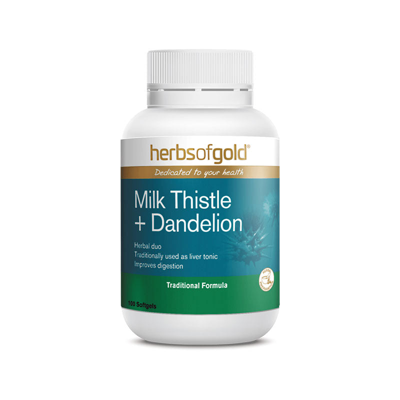 [NOT FOR SALE] HERBS OF GOLD MILK THISTLE + DANDELION 100S - GWP