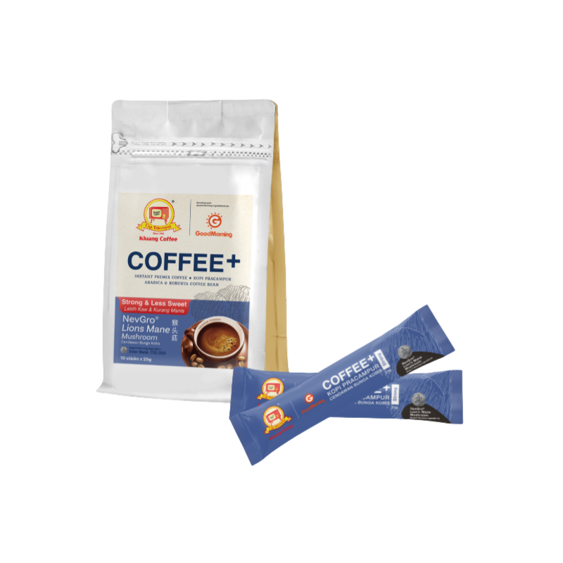 2-IN-1 INSTANT PREMIX COFFEE WITH LION’S MANE MUSHROOM 10X25G