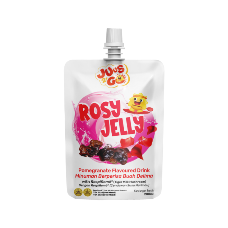 POMEGRANATE FLAVOURED DRINK WITH RESPIREME TIGER MILK MUSHROOM 200ML