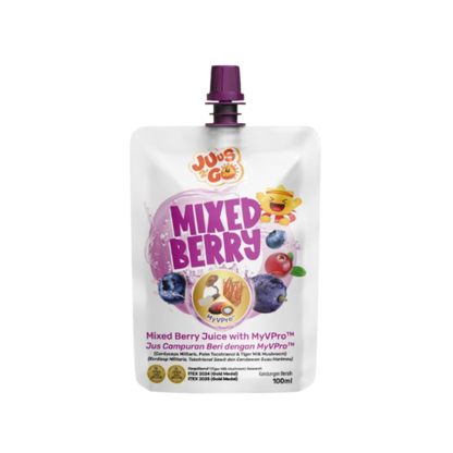 MIX BERRY DRINK WTH MYVPROTM (TIGER MLK MUSHRM CORDYCEPS MILIT PALM 100ML