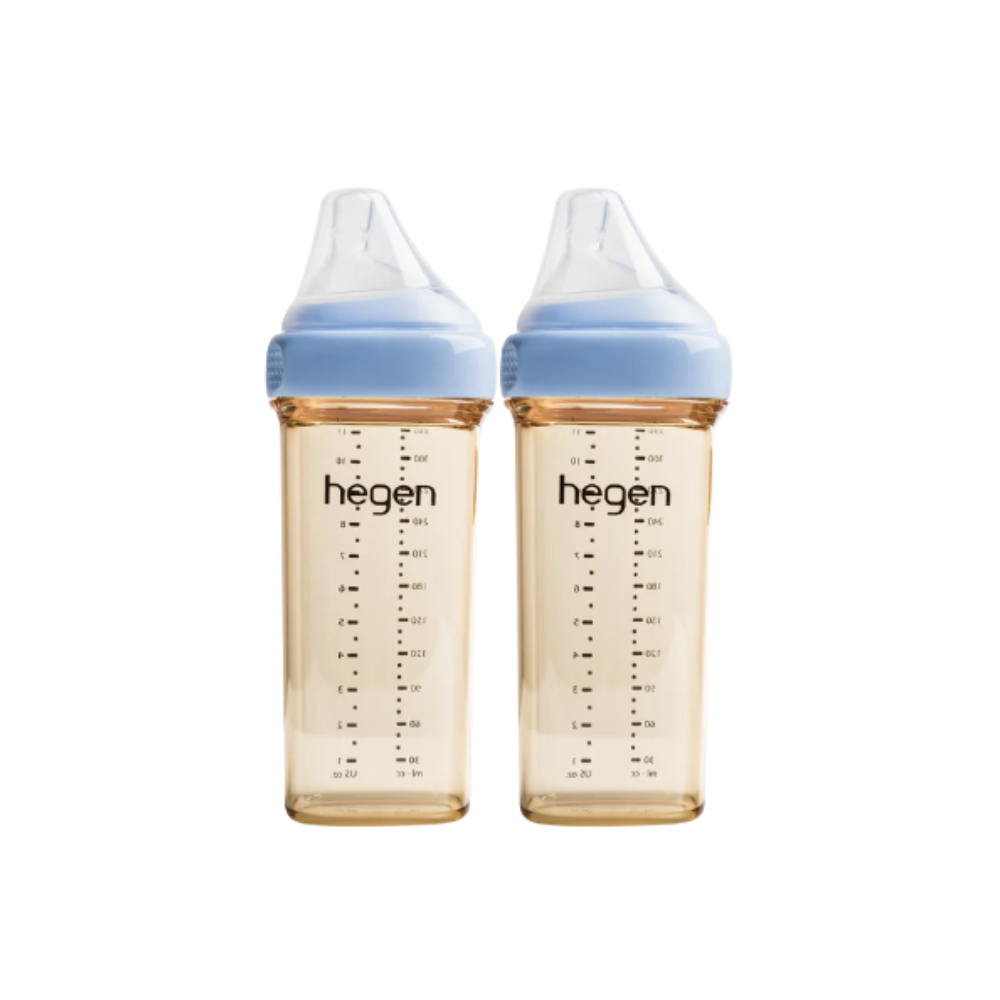 HEGEN PCTO FEEDING BOTTLE PPSU BLUE 330ML 2S