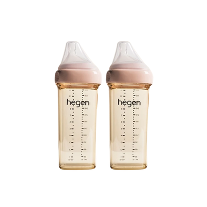 HEGEN PCTO FEEDING BOTTLE PPSU PINK 330ML 2S