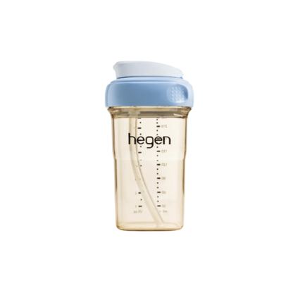 HEGEN PCTO STRAW CUP PPSU SLOW FLOW BLUE 240ML