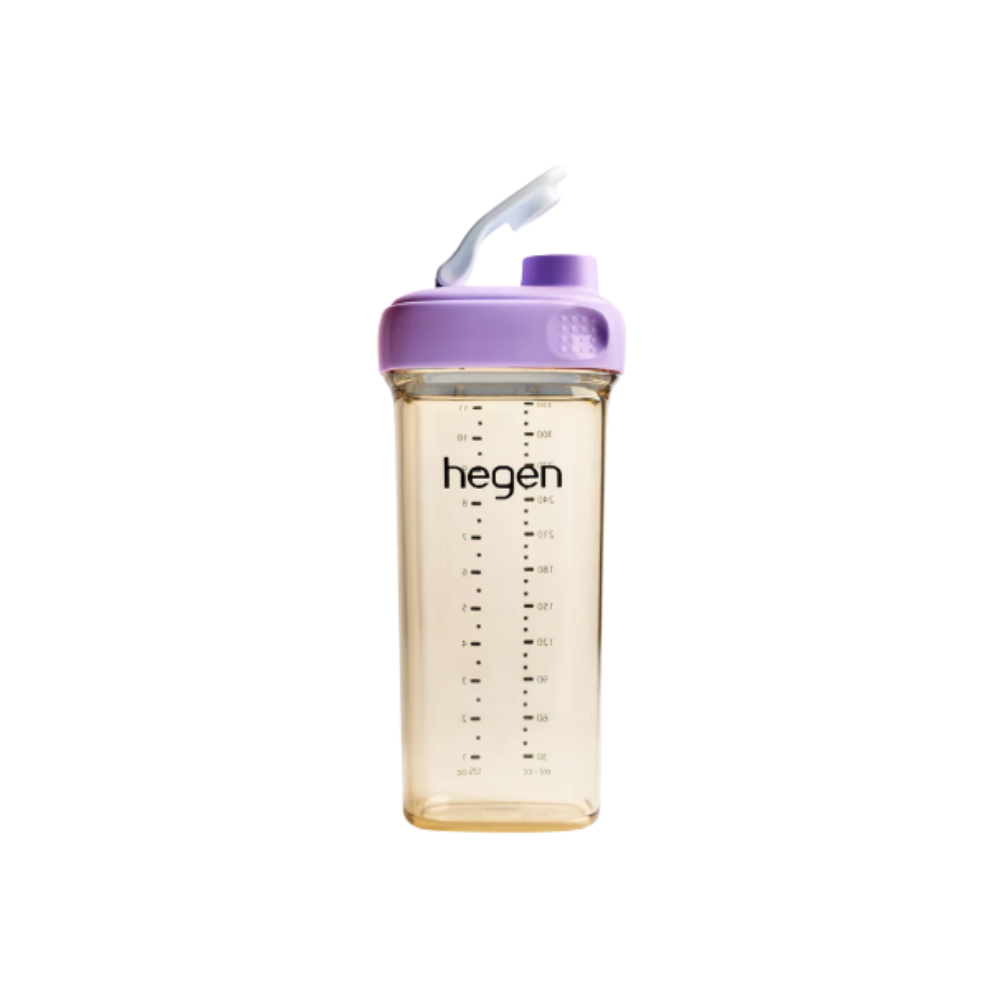 HEGEN PCTO STRAW CUP PPSU PURPLE  330ML