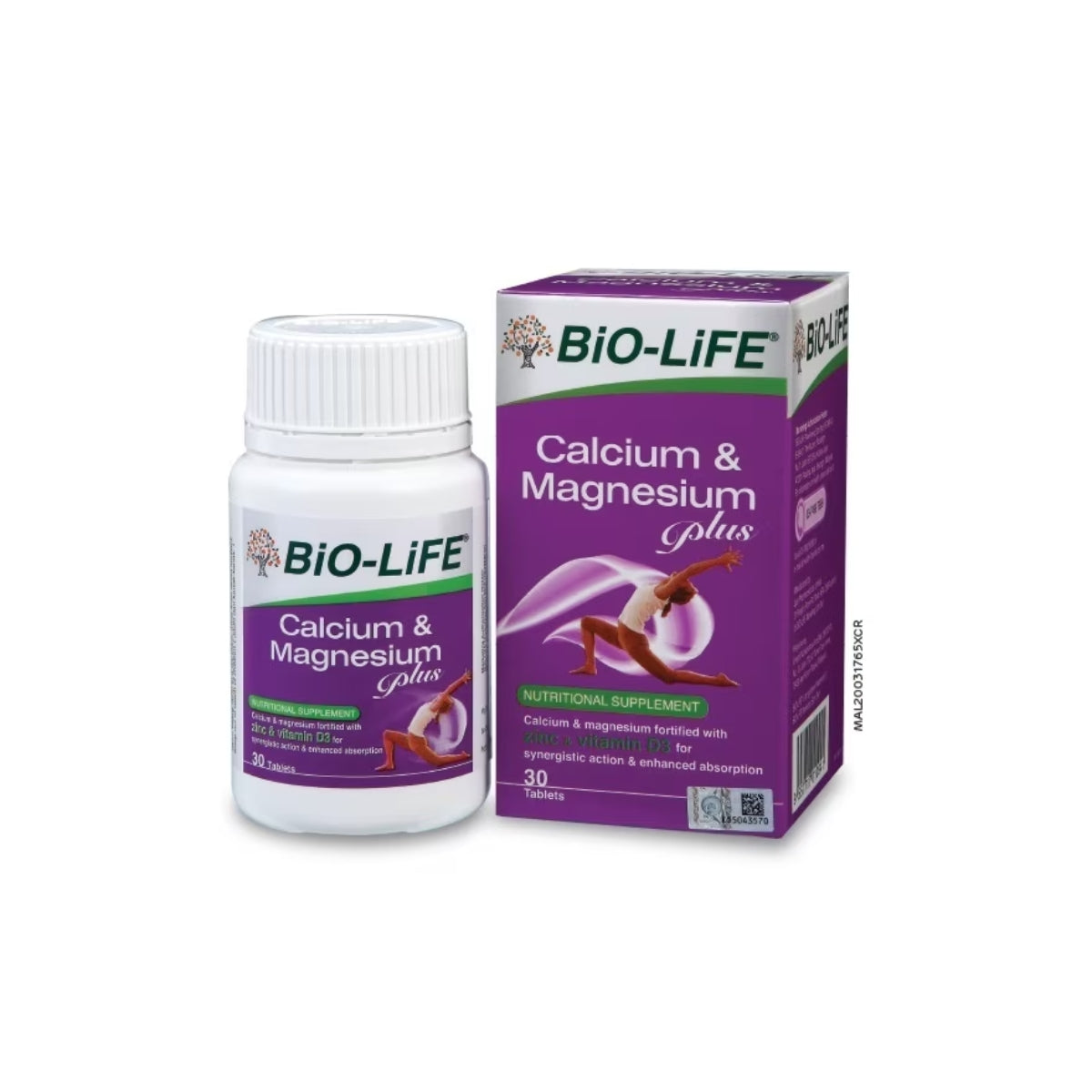 BIO-LIFE CALCIUM & MAGNESIUM PLUS TAB 30S