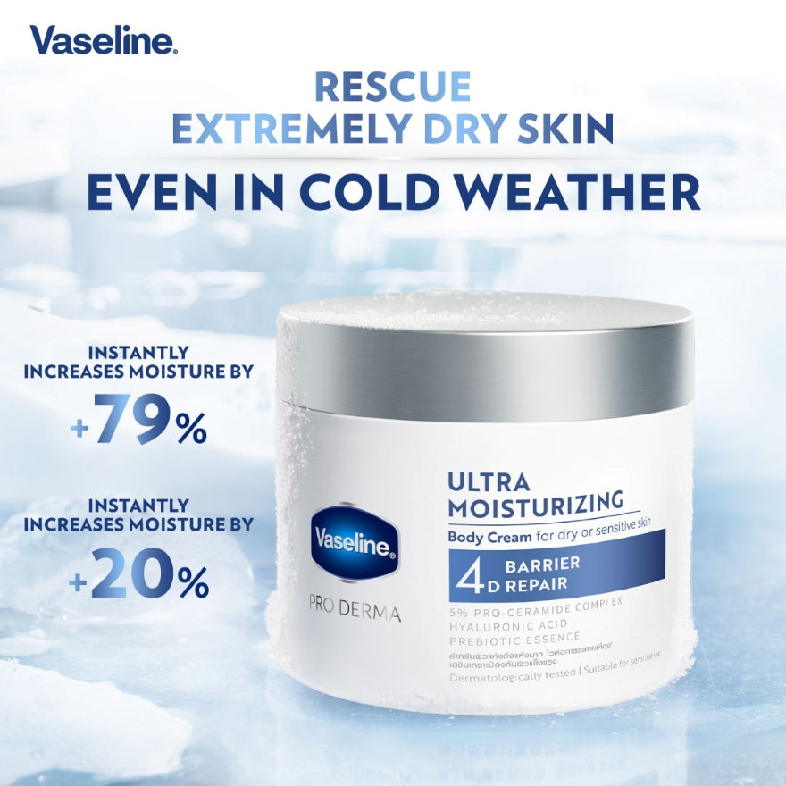 VASELINE PRO DERMA 4 ULTRA MOISTURIZING CREAM 360G