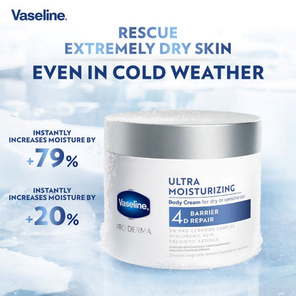 VASELINE PRO DERMA 4 ULTRA MOISTURIZING CREAM 360G