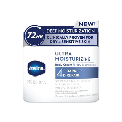 VASELINE PRO DERMA 4 ULTRA MOISTURIZING CREAM 360G