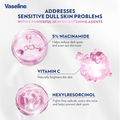 VASELINE PRO DERMA 3 BRIGHTENING LOTION 465ML