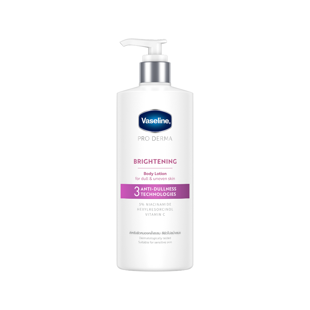 VASELINE PRO DERMA 3 BRIGHTENING LOTION 465ML