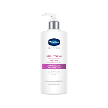 VASELINE PRO DERMA 3 BRIGHTENING LOTION 465ML