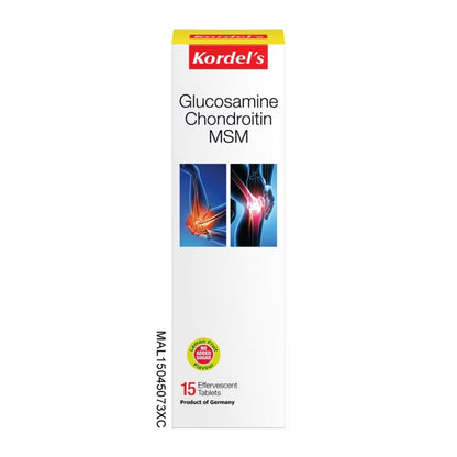 KORDELS GLUCOSAMINE+CHONDROITIN+MSM 15S