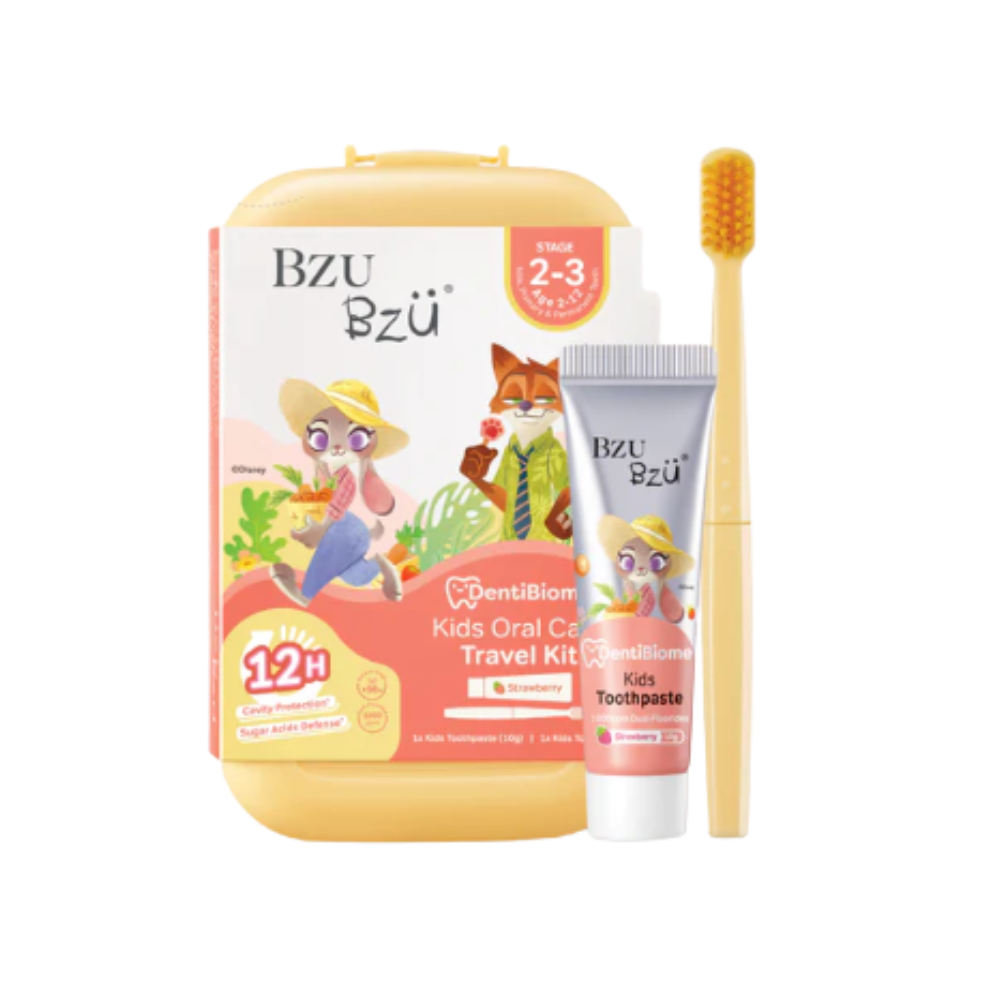 BZU BZU DENTIBIOME KIDS TRAVEL KIT STAGE 2-3