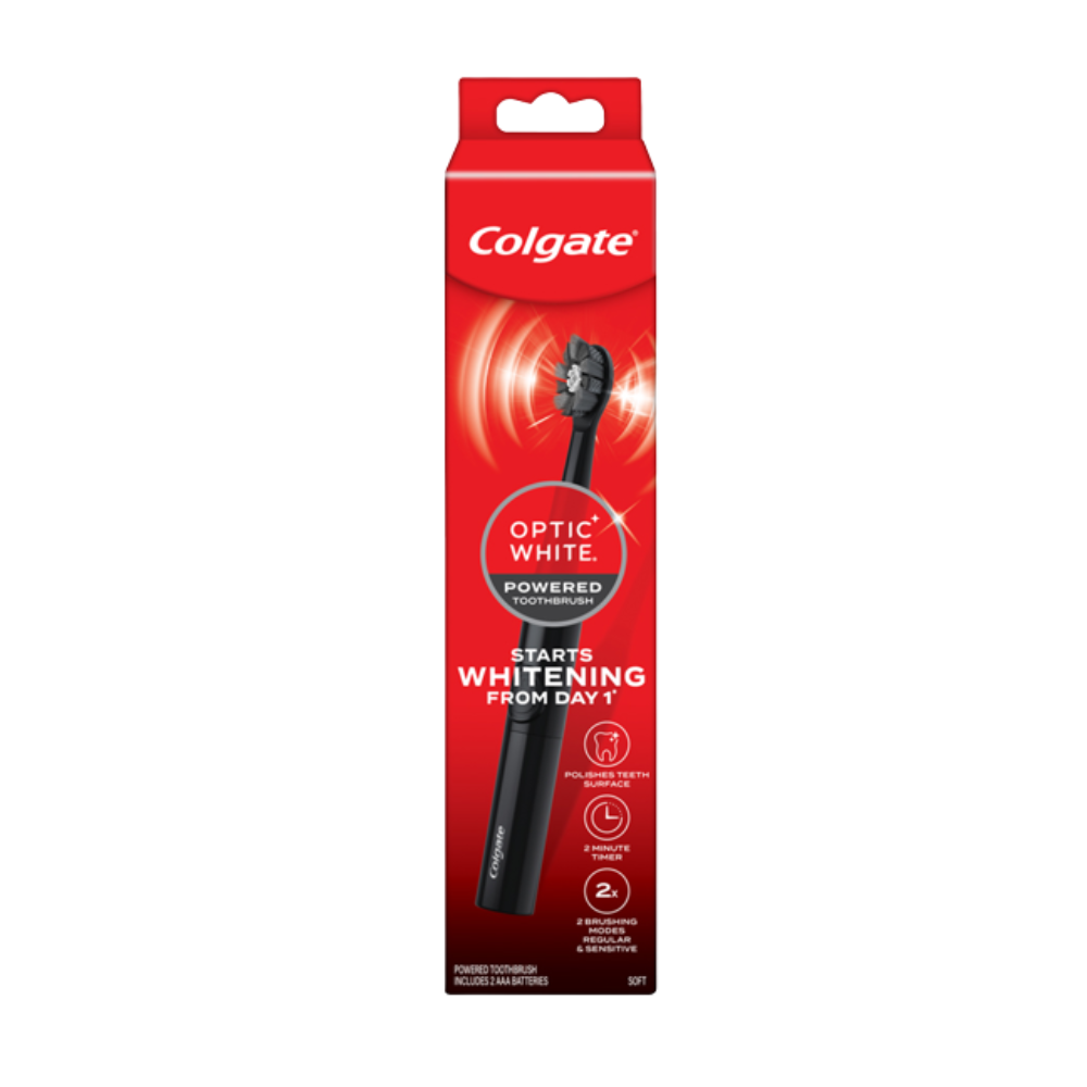 COLGATE OPTIC WHITE BATTERY POWERED TOOTHBRUSH