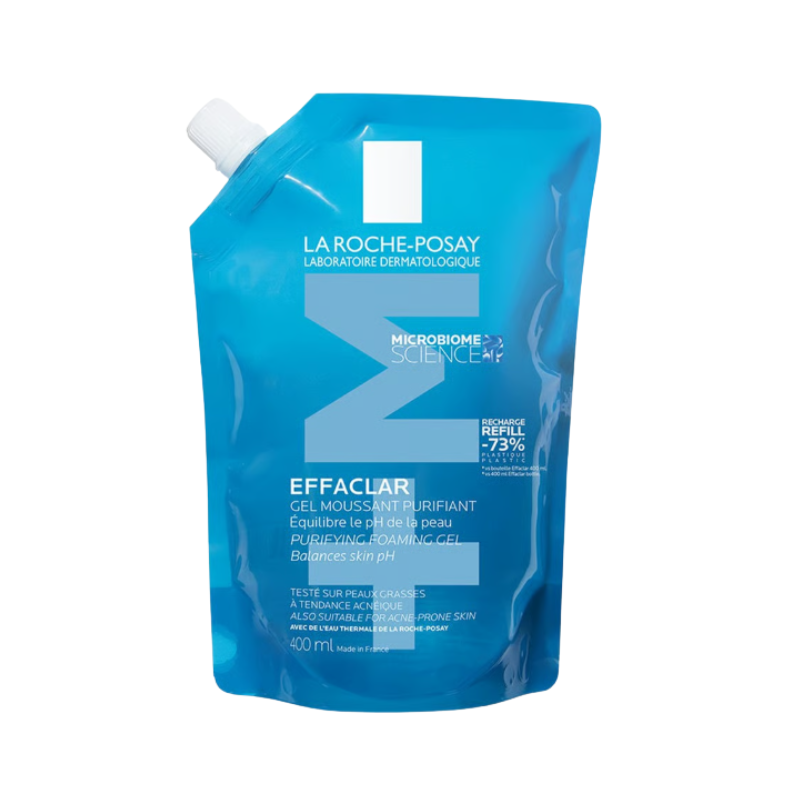 LA ROCHE POSAY EFFACLAR PURIFYING FOAMING GEL REFILL PACK 400ML