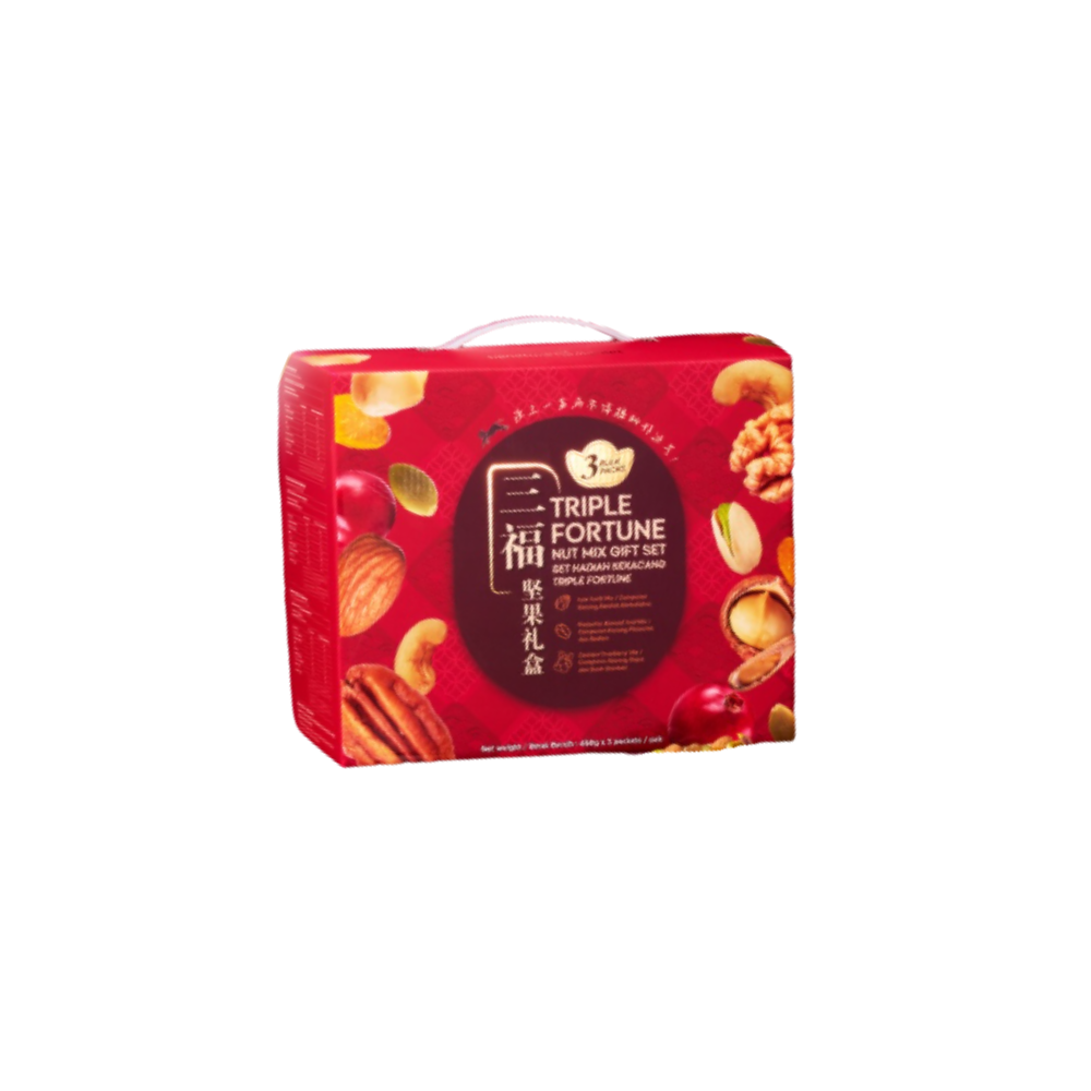 CNY26 SGT MKT TRIPLE FORTUNE  NUT MIXGIFT SET 1.35KG
