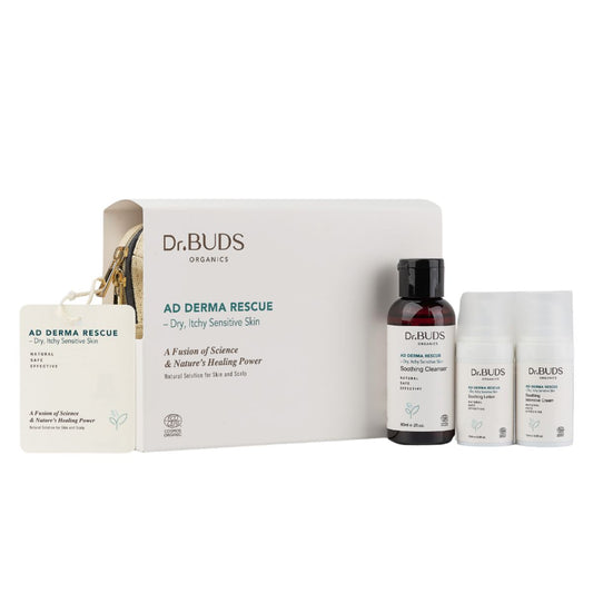 DR BUDS ORGANICS AD DERMA RESCUE TRAVEL SET