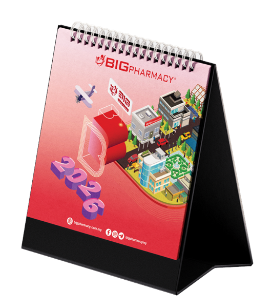 BIG TABLE CALENDAR-BGWP