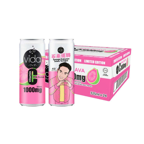 CNY VIDA C PINK GUAVA 325ML X24