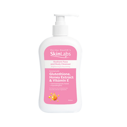 SKINLABS RADIANT FACE & BODY CLEANSER 500ML