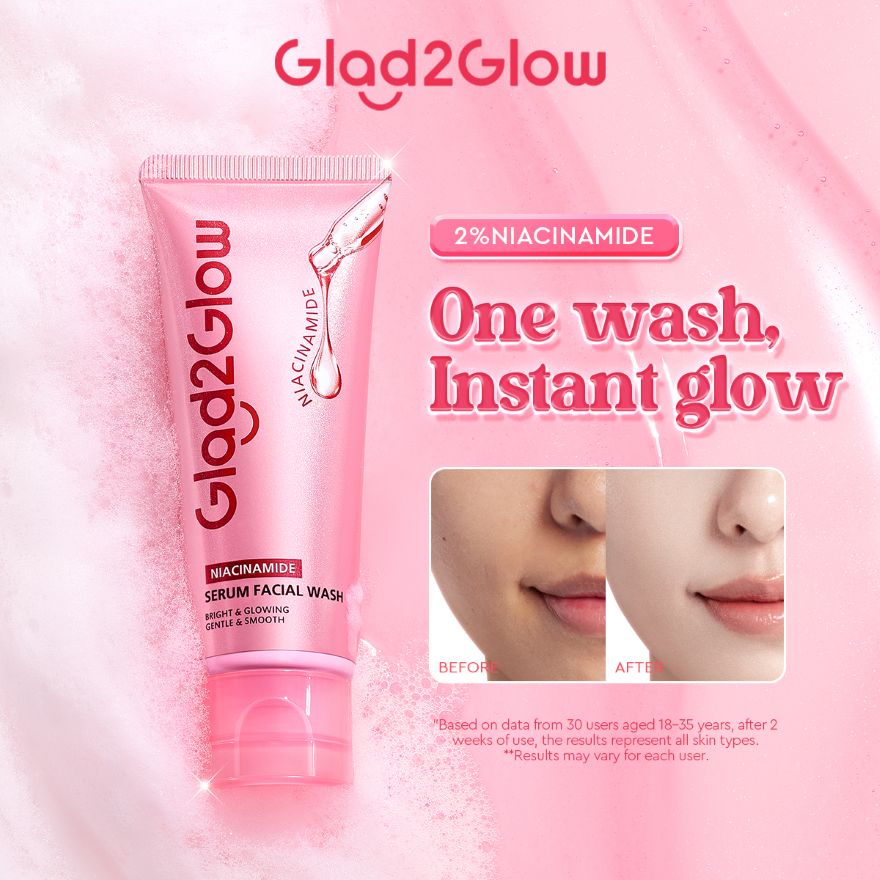 GLAD2GLOW NIACINAMIDE FACIAL WASH 70G