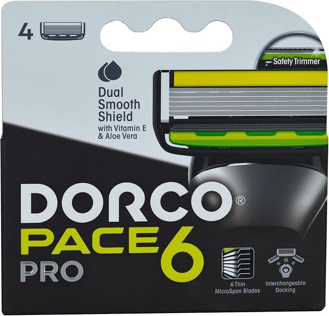 DORCO PACE 6 PRO REFILL BLADES 4S