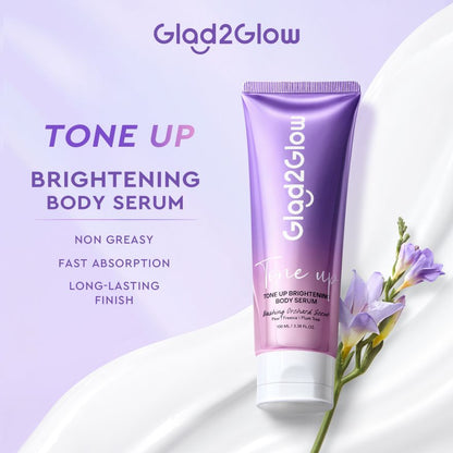 GLAD2GLOW TONE UP BRIGHTENING BODY SERUM 100ML
