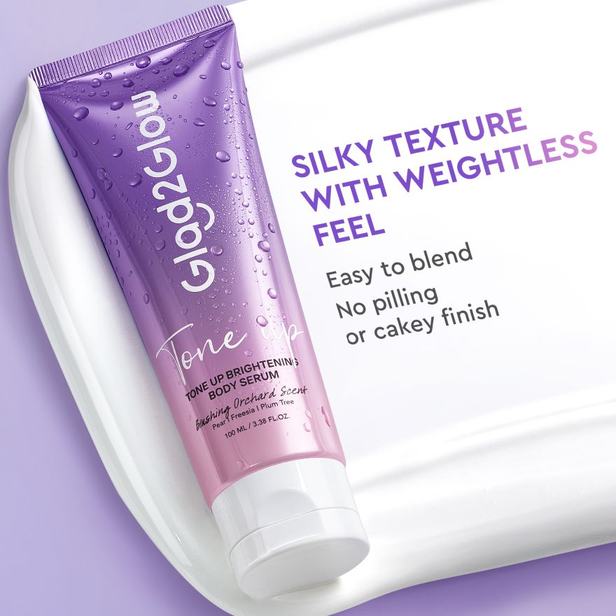 GLAD2GLOW TONE UP BRIGHTENING BODY SERUM 100ML