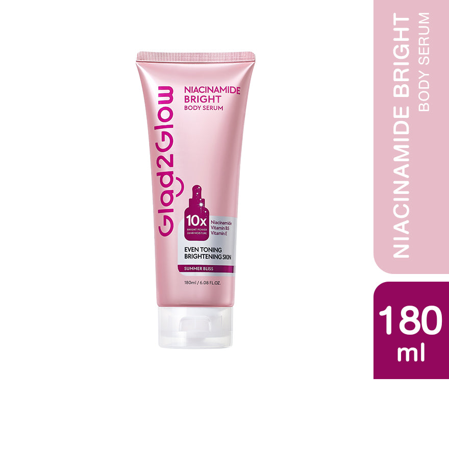 GLAD2GLOW Niacinamide Bright Body Serum 180ml