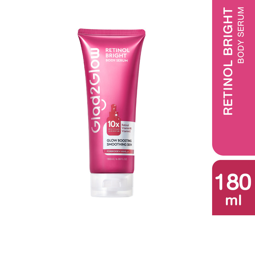 GLAD2GLOW RETINOL BRIGHT BODY SERUM 180ML