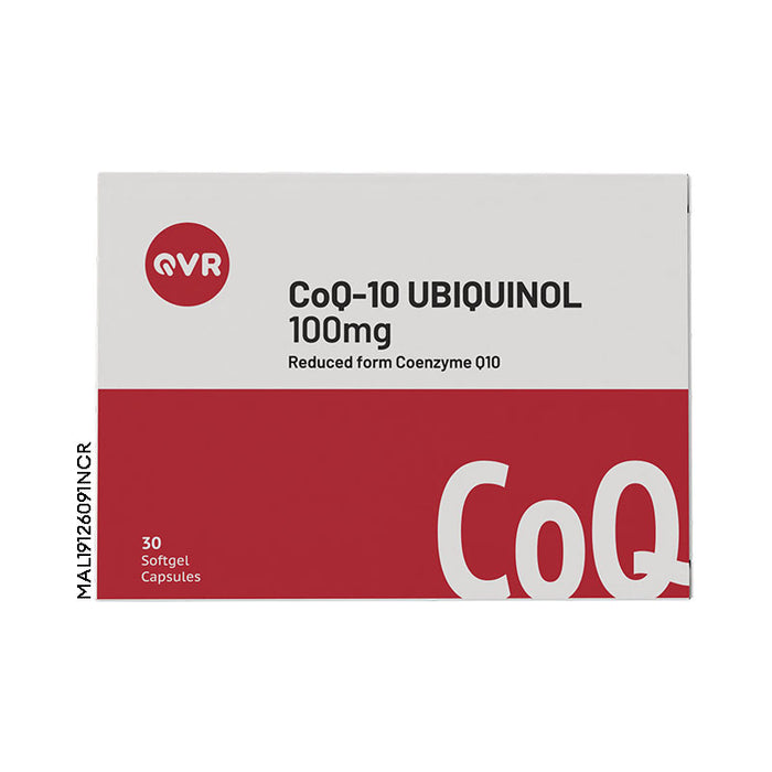 QVR COQ10 UBIQUINOL 100MG 30S