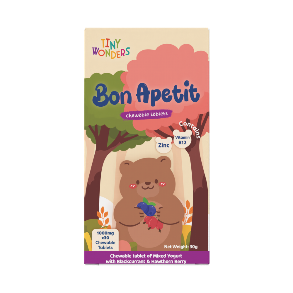 TINY WONDERS BON APETIT CHEWABLE TABLET 30S
