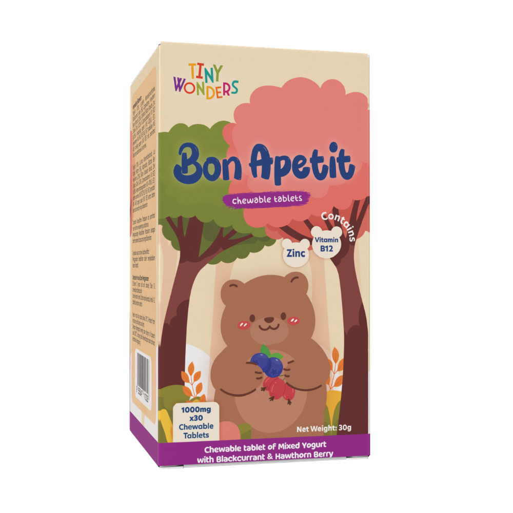 TINY WONDERS BON APETIT CHEWABLE TABLET 30S