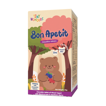 TINY WONDERS BON APETIT CHEWABLE TABLET 30S