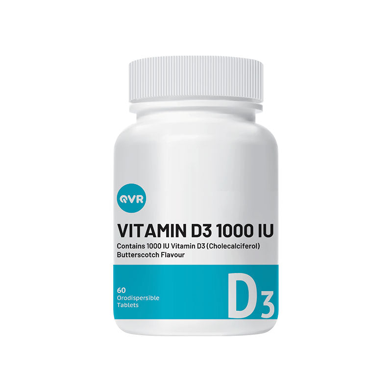 QVR VIT D3 1000IU ORODISPERSABLE TABLET 60S